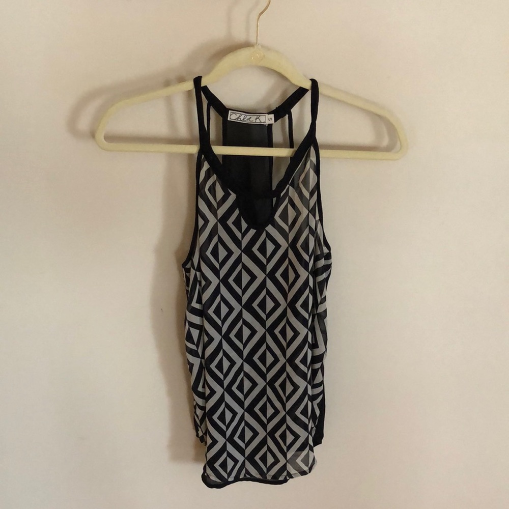 Black and White Tanktop